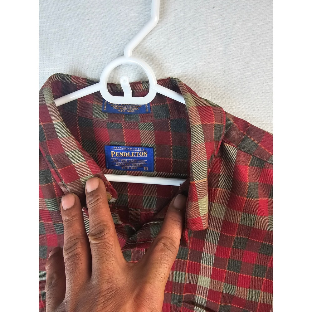 Pendleton Sir Pendleton Wool Plaid Button Down Sh… - image 3